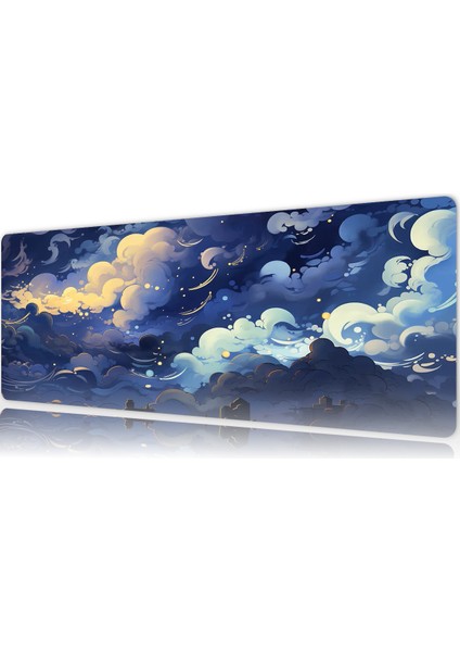 Gaming Oyuncu Xl Mouse Pad Kaydırmaz Dikişli Mousepad 80X30 cm
