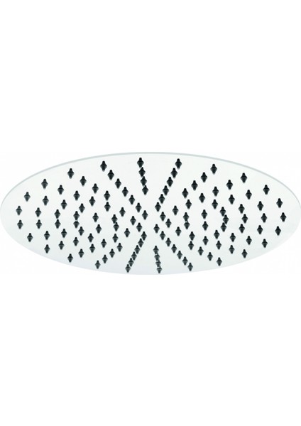 Paslanmaz Slim Tepe Duş Başlığı Yuvarlak 400MM