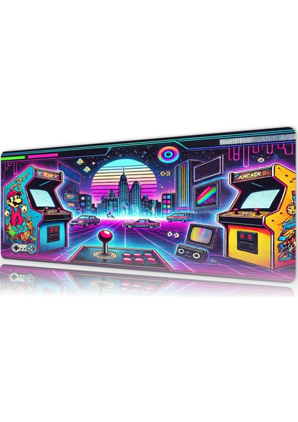Gaming Oyuncu Xl Mouse Pad Kaydırmaz Dikişli Mousepad 80X30 cm