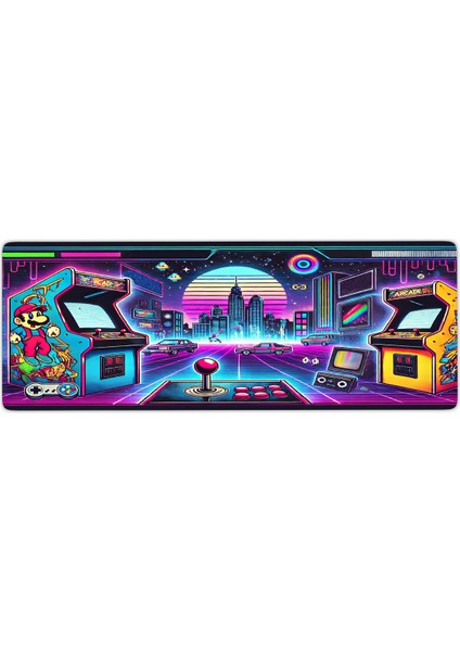 Gaming Oyuncu Xl Mouse Pad Kaydırmaz Dikişli Mousepad 80X30 cm
