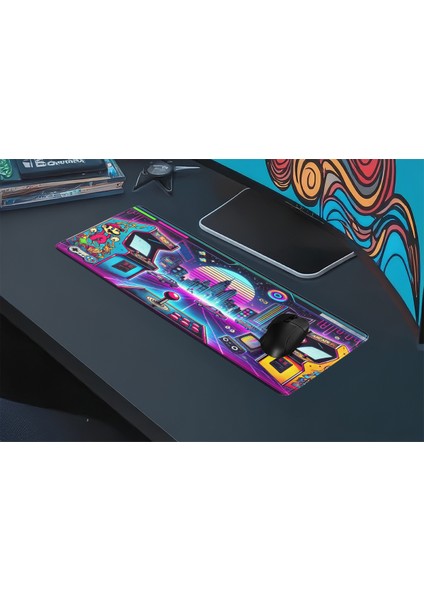 Gaming Oyuncu Xl Mouse Pad Kaydırmaz Dikişli Mousepad 80X30 cm