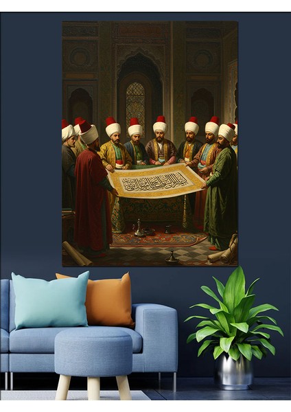 Osmanlı Hat Sanatı Dekoratif Kanvas - Mdf Ahşap Tablo modelleri