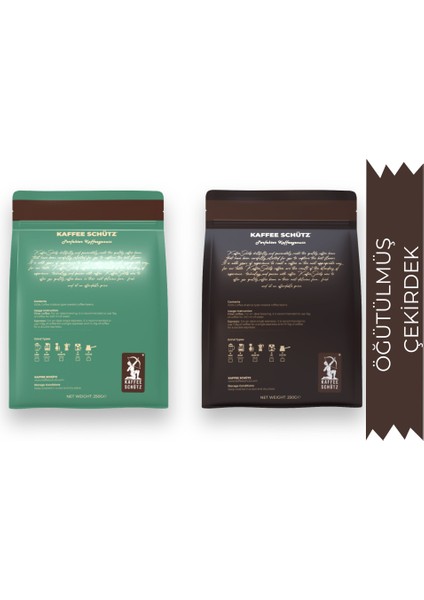 Ethiophia & Guatemala Öğütülmüş Yöresel Kahve 250g x2 fırsatları