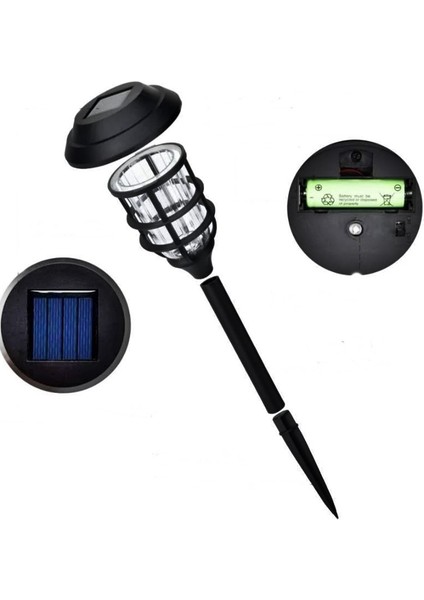 x 20 Güneş Enerjili Solar Aydınlatması Beyaz Işık 6 Adet Dekoratif Bahçe Park Peyzaj Lambası -43 cm - fiyatları