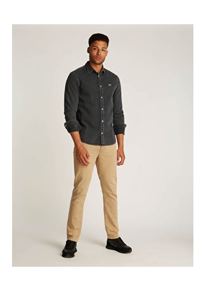 Rglr Fıt Shırt Washed Black
