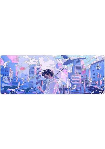 Gaming Oyuncu Xl Mouse Pad Kaydırmaz Dikişli Mousepad 80X30 cm