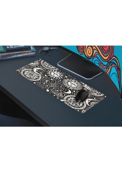 Gaming Oyuncu Xl Mouse Pad Kaydırmaz Dikişli Mousepad 80X30 cm