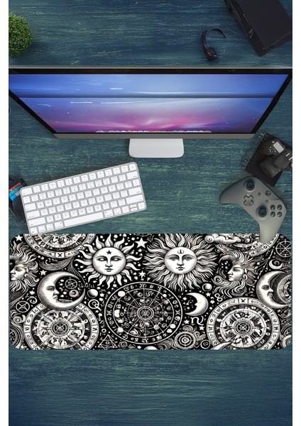 Gaming Oyuncu Xl Mouse Pad Kaydırmaz Dikişli Mousepad 80X30 cm