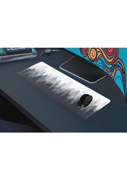 Gaming Oyuncu Xl Mouse Pad Kaydırmaz Dikişli Mousepad 80X30 cm