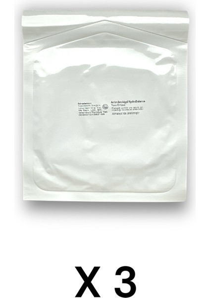 Suprasorb x + Phmb Hydrobalance Örtü 9 x 9 cm Kare - Ref 20541 - 3 Adet
