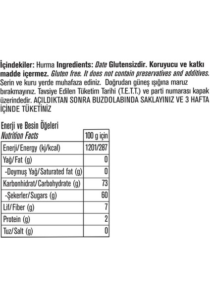 Serisi Hurma Ezmesi 285 G modelleri
