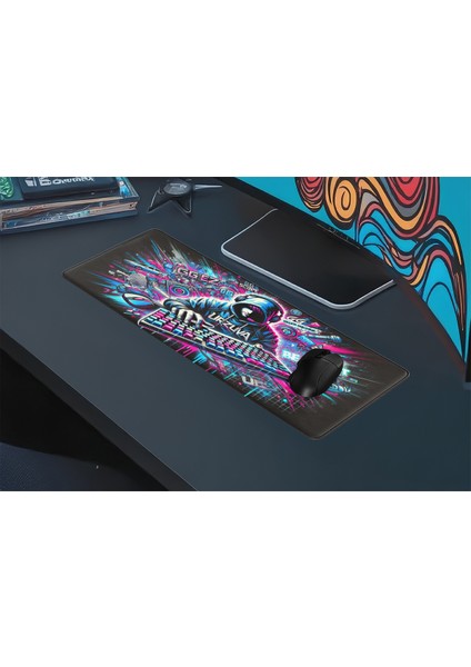 Gaming Oyuncu Xl Mouse Pad Kaydırmaz Dikişli Mousepad 80X30 cm