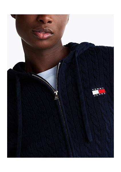 Tjw Badge Cabl Hood Cardıgan Ext fiyatları