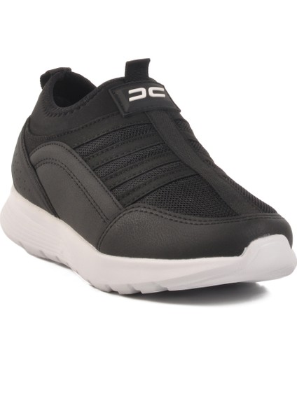 Siyah Beyaz Fileli Hafif Esnek Erkek Spor Ayakkabı Disc M modelleri