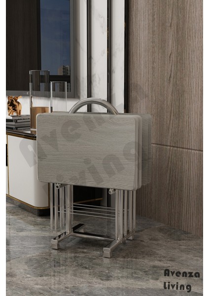 Avenza Çanta Zigon Sehpa Mdf Mebran Kaplama 33 x 53