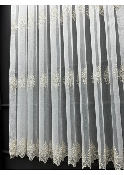 Nakışlı Tül,işlemeli,ütü İSTEMEZ.SIK,PİLE,1 x 43