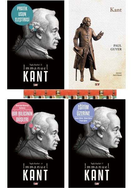 Immanuel Kant Kitaplığı-Kant, Bir Bilicinin Düşleri, Eğitim Üzerine Pratik Usun Eleştirisi(4kitap)