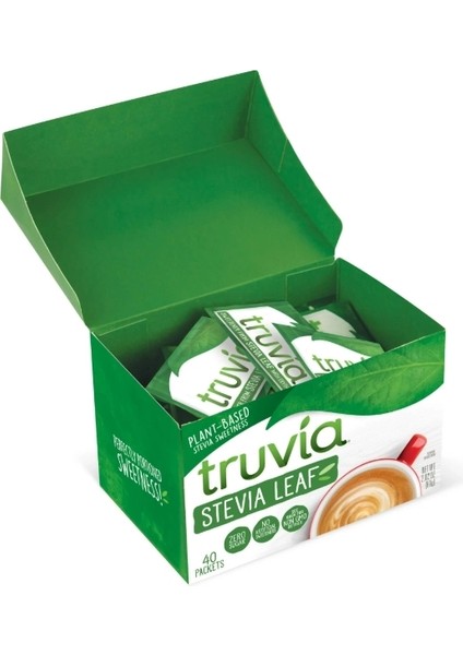 Truva Stevıa Leaf Calorie Free 40 Packet