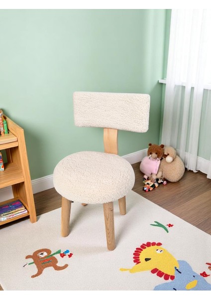 Maysa Ahşap Çocuk Masa Sandalye Takımı – 3-7 Yaş – Mdf Tabla, Teddy Kumaşlı – Renk Seçenekli modelleri