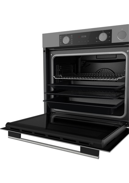 Fryart&steamart Sc Serisi Wok'lu Gri 3'lü Ankastre Set ( XE64CPR-SC408-D065 )