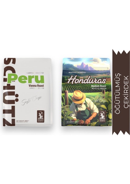 Peru & Honduras Öğütülmüş Yöresel Kahve 250g x2