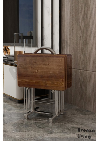 Avenza Çanta Zigon Sehpa Mdf Mebran Kaplama 33 x 53