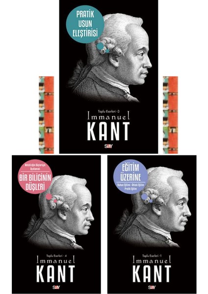 Immanuel Kant Kitaplığı-Kant Bir Bilicinin Düşleri, Eğitim Üzerine Pratik Usun Eleştirisi(4kitap)