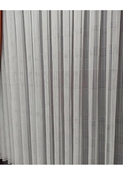 Taraklı Şeritli Zincir Tül, Düz Tül, Çizgili Tül, Salon Tülü, Sık Pile