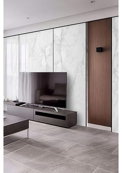 5METRE x 60 cm Mermer Desenli Yapışkanlı Folyo-Mutfak, Banyo ve Mobilya Duvar Kağıdı Yenileme Için Kolay Uygulama indirimleri