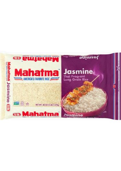 Mahatma Amerıca's Favorite Rıce Jasmine Thai Fragrant Long Graın Rice 2.27 kg