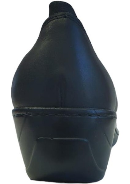 Extrafıt Geniş Kalıp Kadın Lastikli Dolgu Topuk Ayakkabı 7496-21 indirimleri