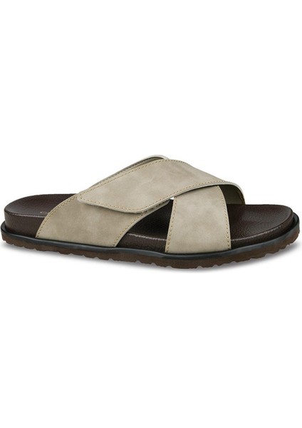 9989-1 Erkek Terlik - Bej