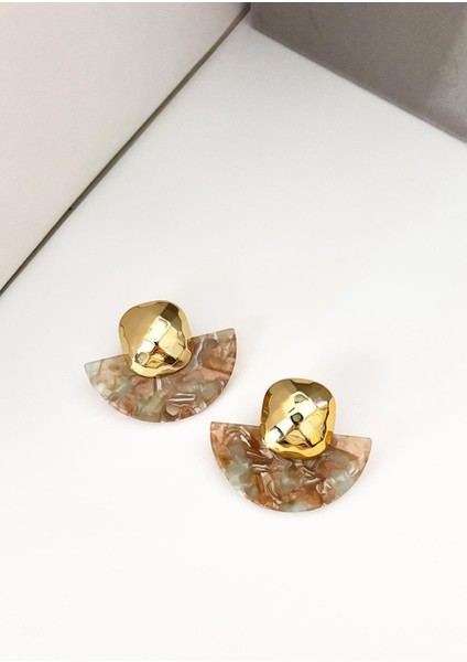 Renkli Yarım Daire Kadın Küpe fırsatları