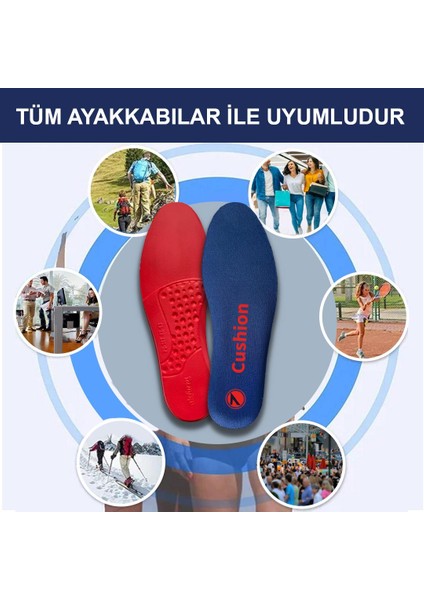 SG03 | Yumuşak Darbe ve Şok Emici, Yastıklama Sağlayan, Bot ve İş Ayakkabıları İçin Tabanlık