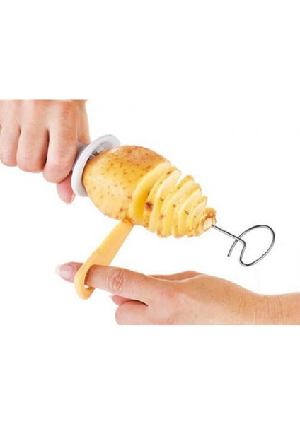 Spiral Patates Dilimleyici Aparat Çubukta Patates Cips Yapma (4767) - Lisinya
