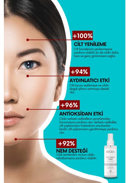 Rice Yeast Tonic, Beyazlatıcı, Aydınlatıcı ve Pirinç Mayası Tonik 200 ml indirimleri