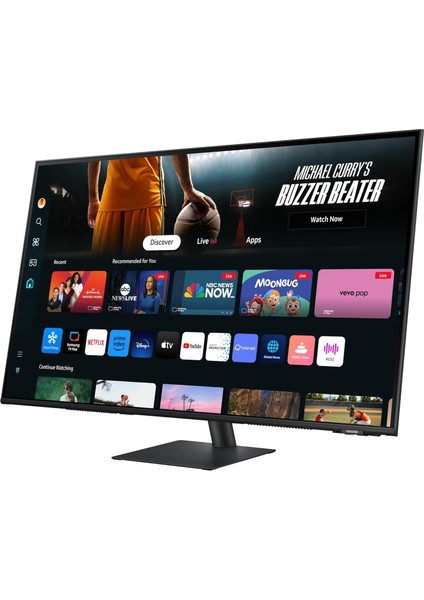43” 109CM UHD Akıllı Smart Monitör TV 4K Ultra HD Görüntü Şık Ince Tasarım + Logitech Kablosuz Klavye