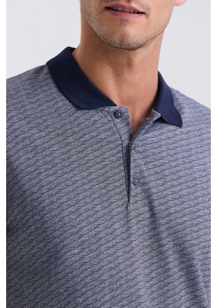 Klasik Kalıp - Regular Fit Serili T-Shirt-Jakamen Polo Yaka Serili