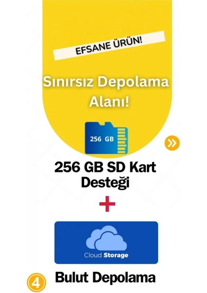 6mp 2 Kameralı Güneş Enerjili Ptz 4g Sim Kartlı 256 GB Sd Kart Destekli Kamera 360° Dönebilir