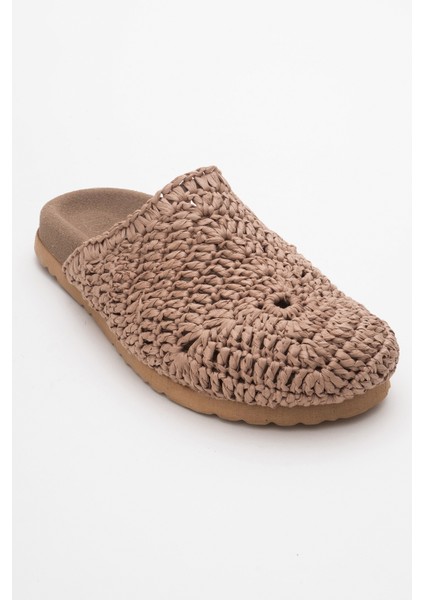 Loop Açık Kahve Örme Kadın Terlik indirimleri