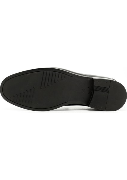 Erkek Siyah Hakiki Deri Loafer Ayakkabı fırsatları