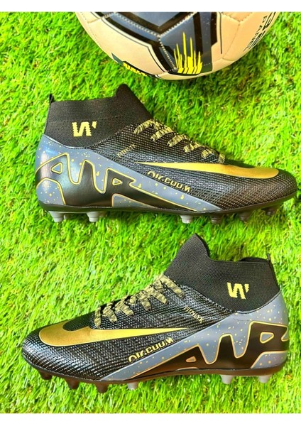 Erkek Çocuk Yetişkin Marcuriel Zoum Siperfly Halısaha Krampon Çoraplı Futbol Ayakkabısı