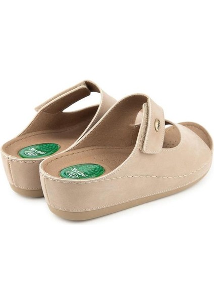 Anyar 35208-042 Topuk Jelli Anatomik Taban Kadın Terlik Vizon 36-40 fırsatları