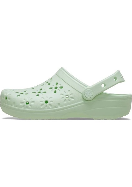 Classic Floral Cut Out Clog Kadın Terlik 210927 fiyatları