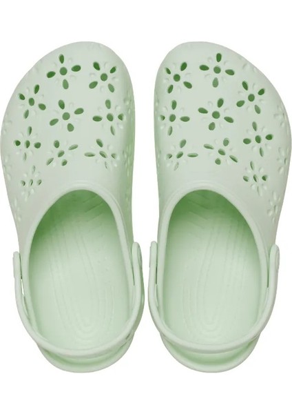 Classic Floral Cut Out Clog Kadın Terlik 210927 modelleri