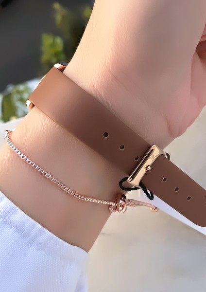 Takvimli Deri Kadın Kol Saati 3 Atm Su Geçirmezlik Bileklik Hediyeli fırsatları