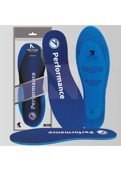 SG05 | Yumuşak Memory Foam + Orthoflex, Hava Geçiren, Parfümlü Tüm Ayakkabılarla Uyumlu İç Tabanlık