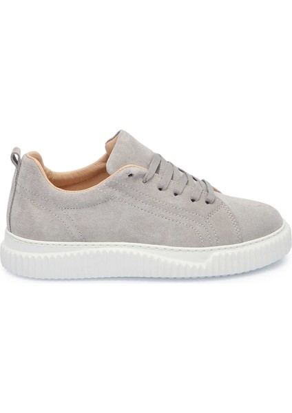 Siyah Süet Deri Kadın Sneaker - K25I1AY68022-A01
