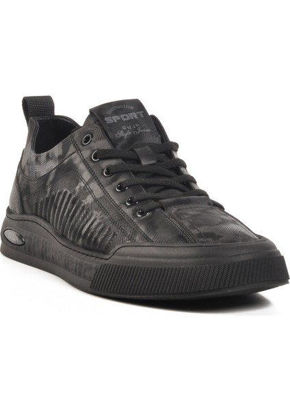 Siyah Hafif Esnek Erkek Sneaker 25Y510-13 M