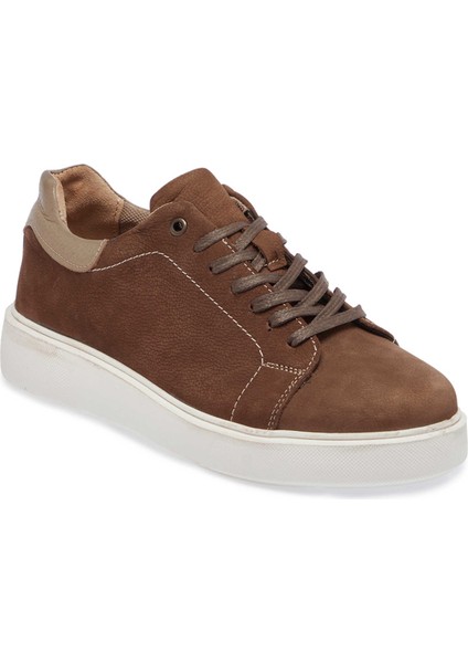 Vizon Hakiki Nubuk Deri Erkek Sneaker - E24I1AY56902-A65